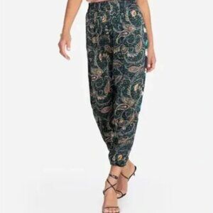 Johnny Was Twilight Paisley Charmeuse Jogger - Size: M - NWT